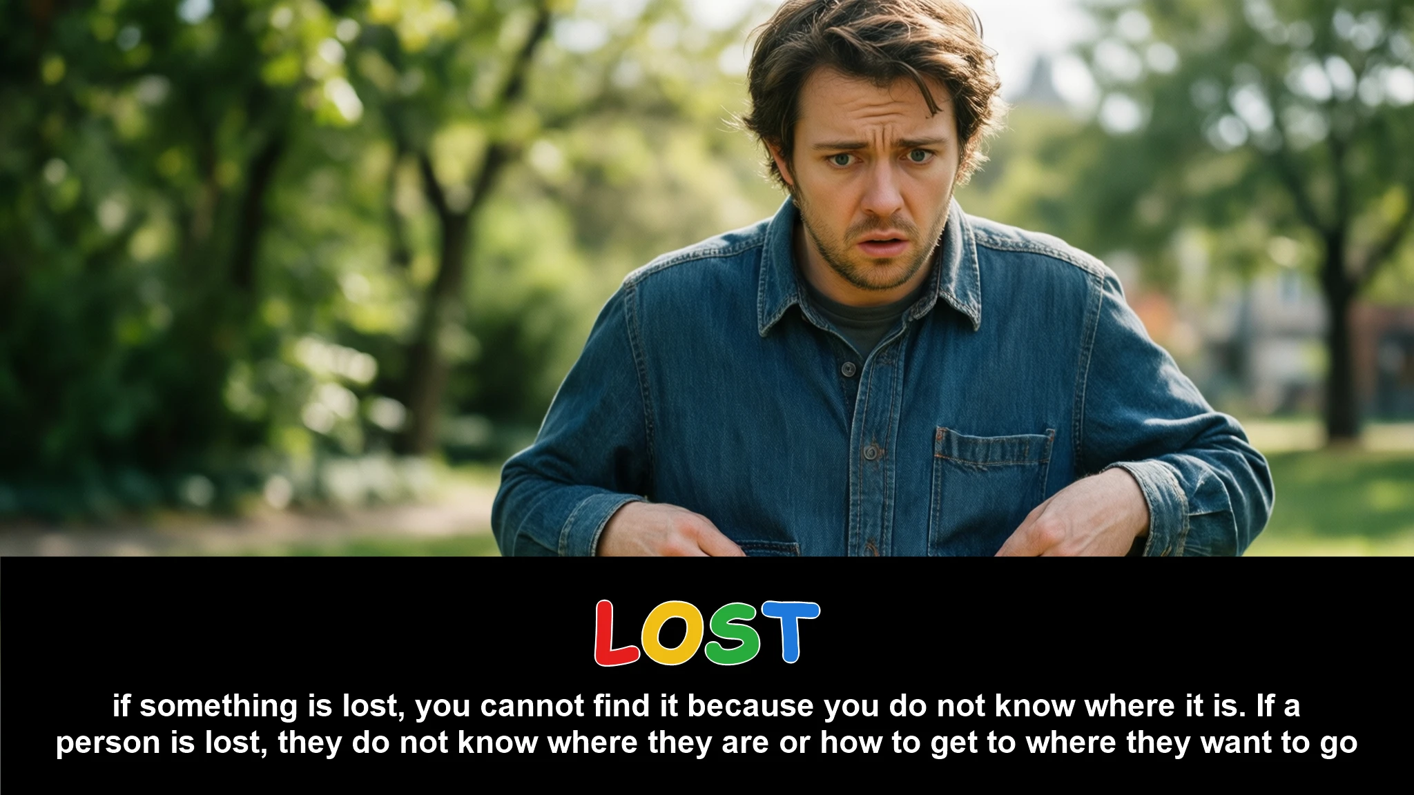 English Illustration for lost
